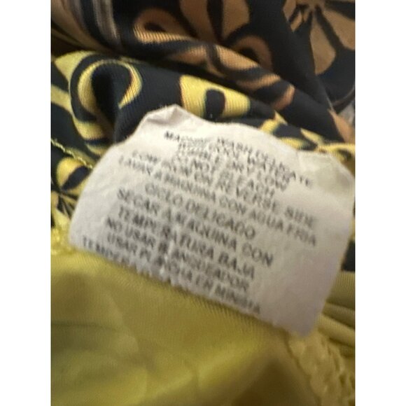 One World Womens S Multicolor Floral & Abstract Pattern Dress Rhinestone Art - Picture 5 of 7